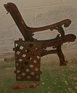 cast iron chair